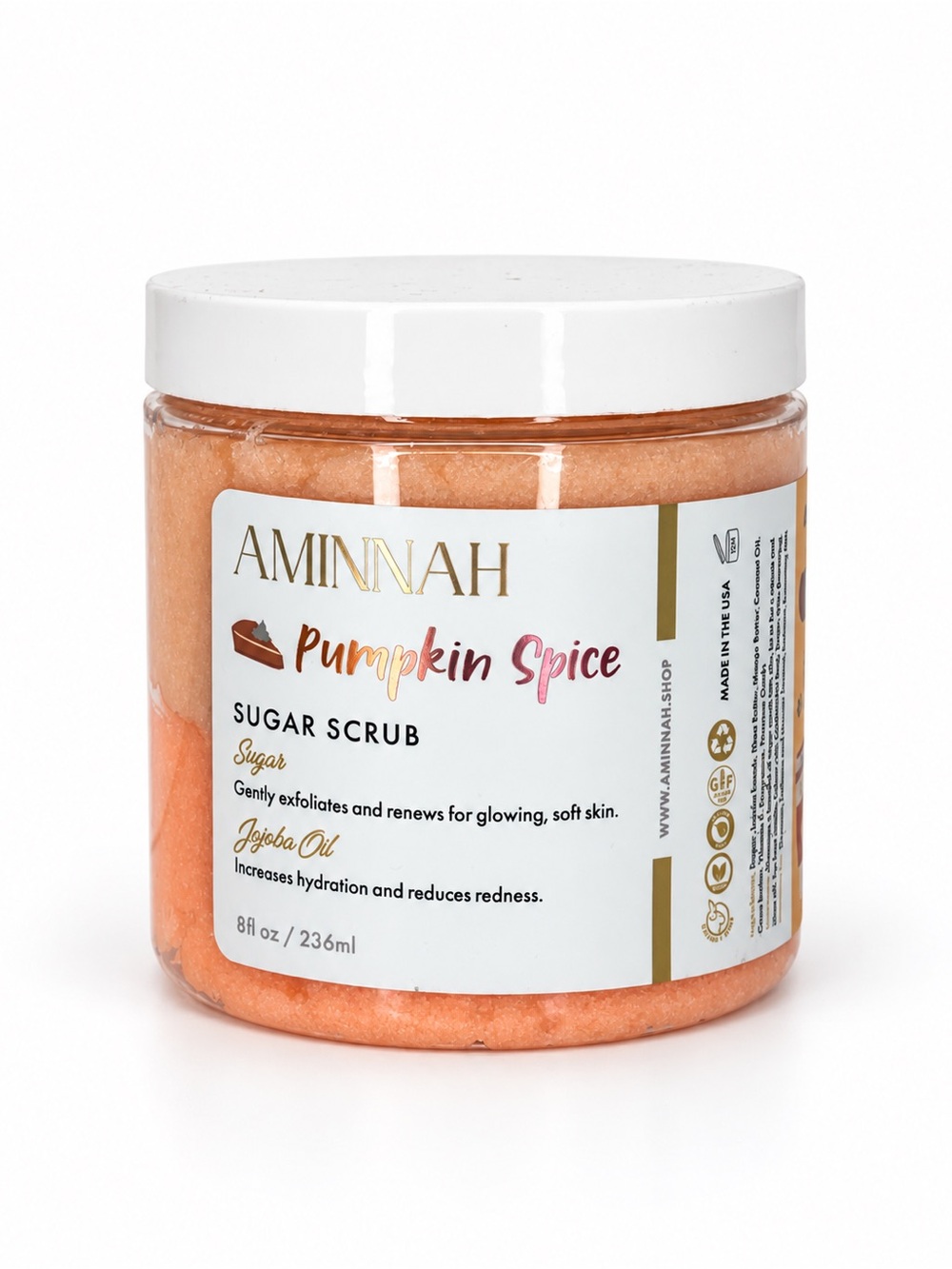 AMINNAH Pumpkin Spice Sugar Scrub